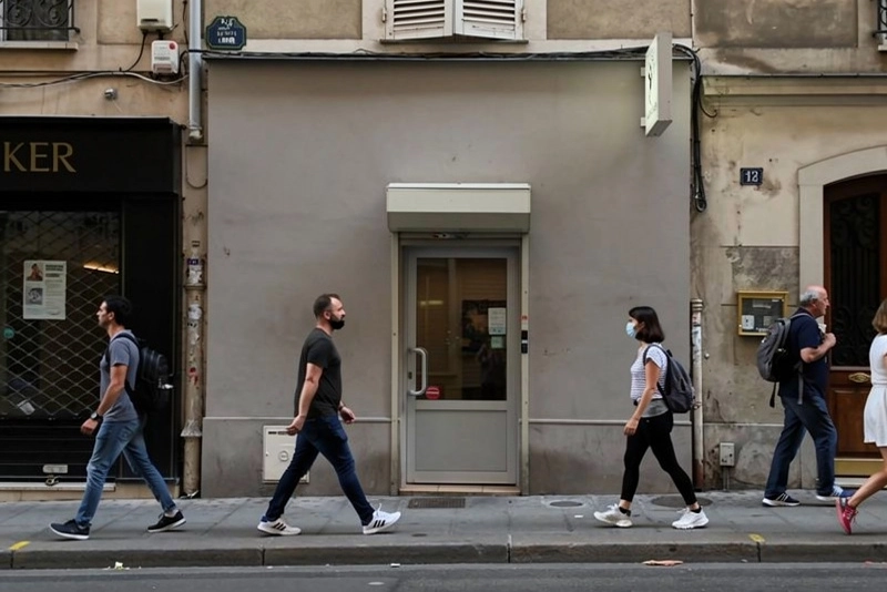 genera una fotografía para acompañar este texto. solo imagen: Por qué la gente pasa por delante de mi negocio y no entra